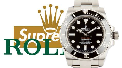 supreme x rolex rumors